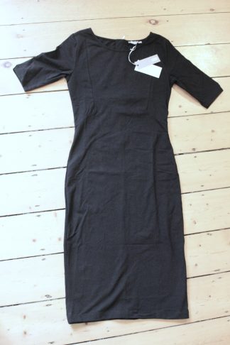 miss green - Kleid Saar black - jas. slow fashion